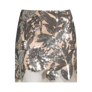 Milly Kristina Sequin Lace Miniskirt Size 4